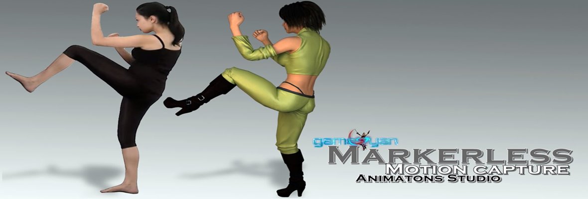 Markerless Animazione Motion Capture