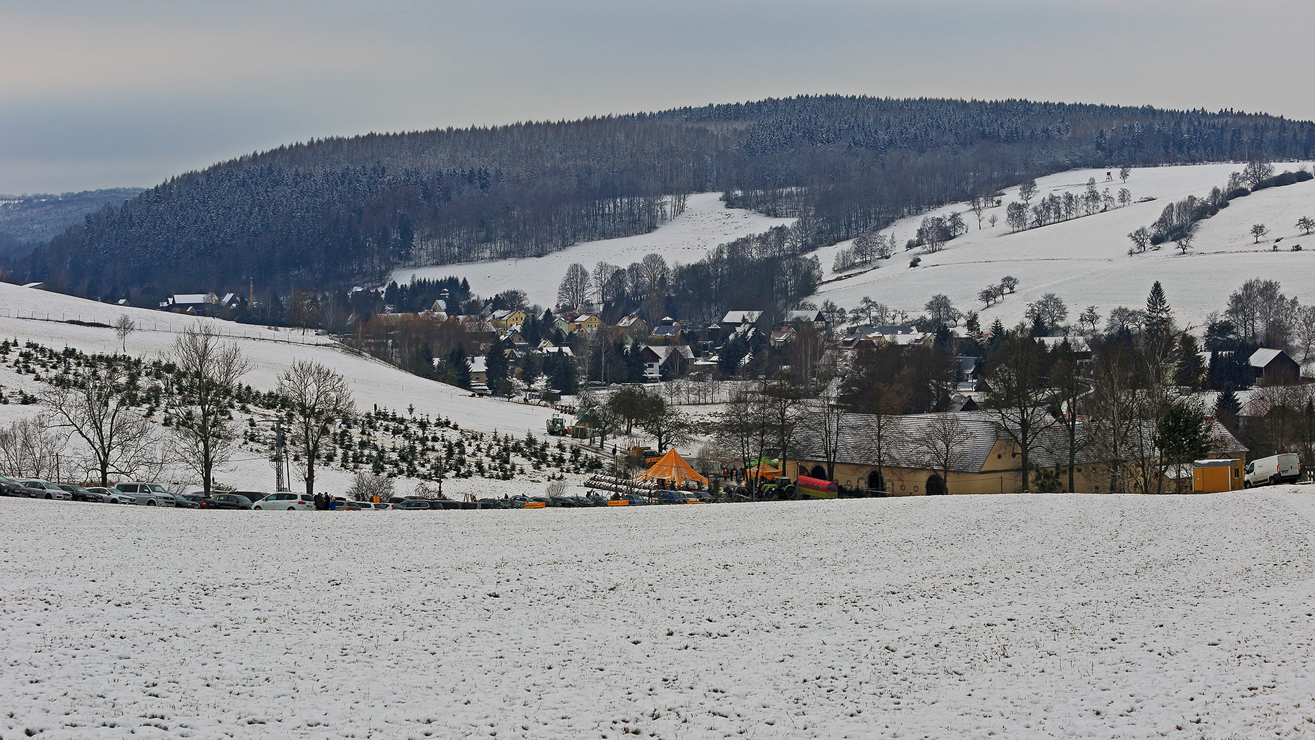 Markersbach  am 3. Advent mit regem treiben und vielen Besuchern...