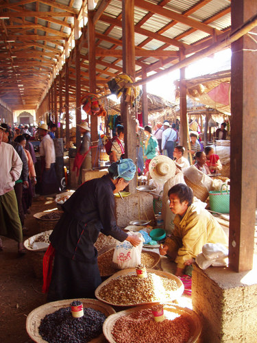 Market at Inle Lake