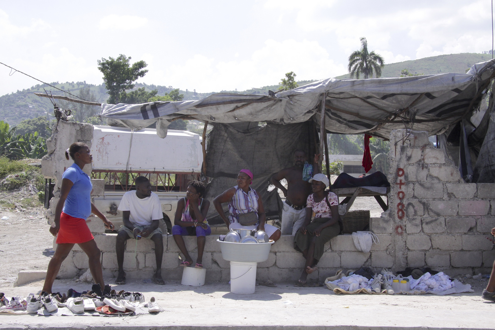 market in Haïti