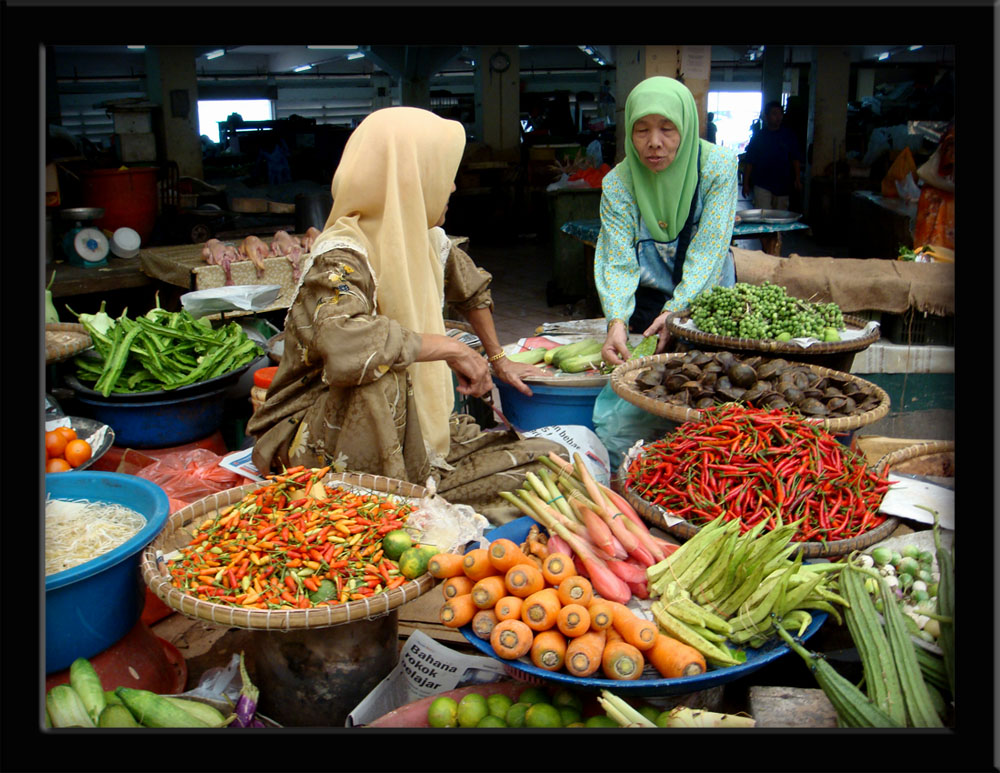 Market Kotha Baru - veggies