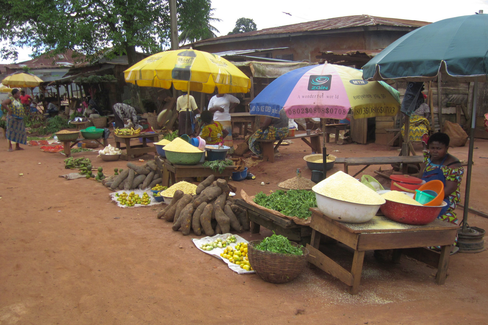 Market, Nigeria, Benin City, August 2011