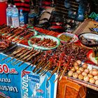 Market stall for travel supplies