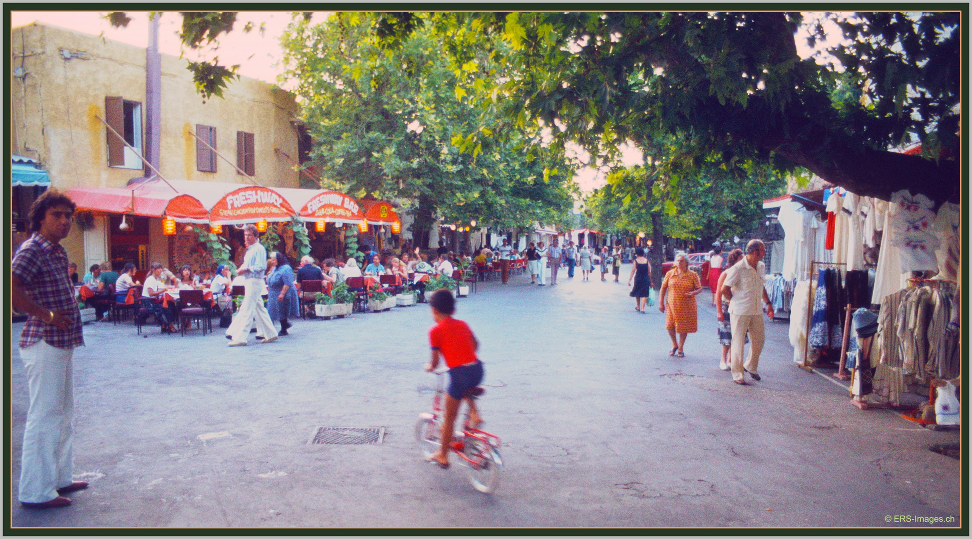 Marketplace Old Town Rhodos 1978 ©