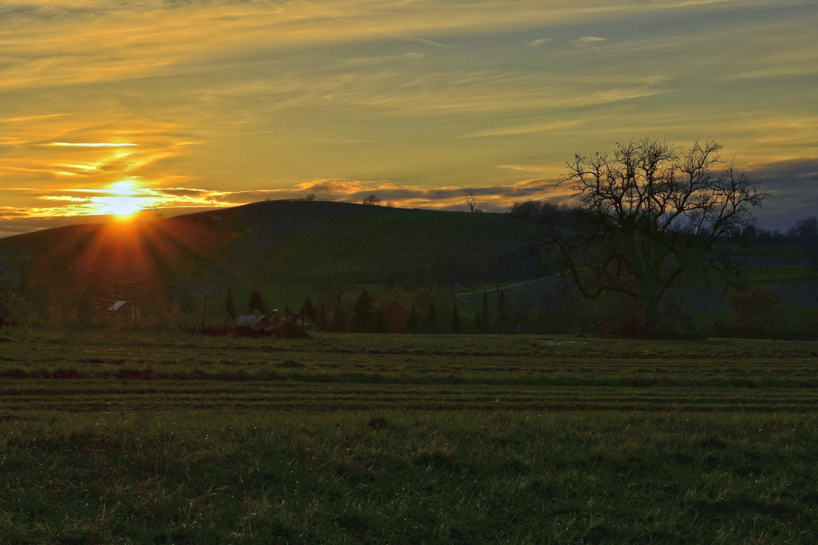 Markgräfler Sonnenuntergang