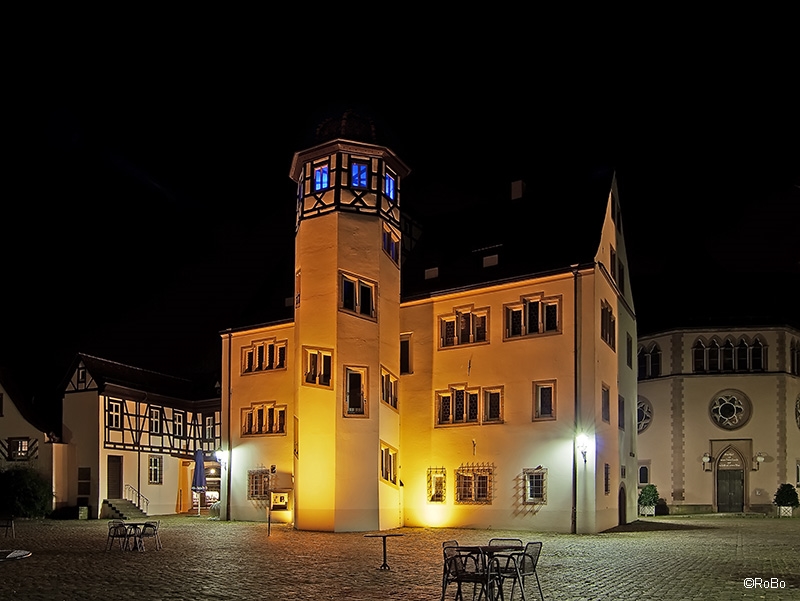 Markgrafenschloss Emmendingen bei Nacht