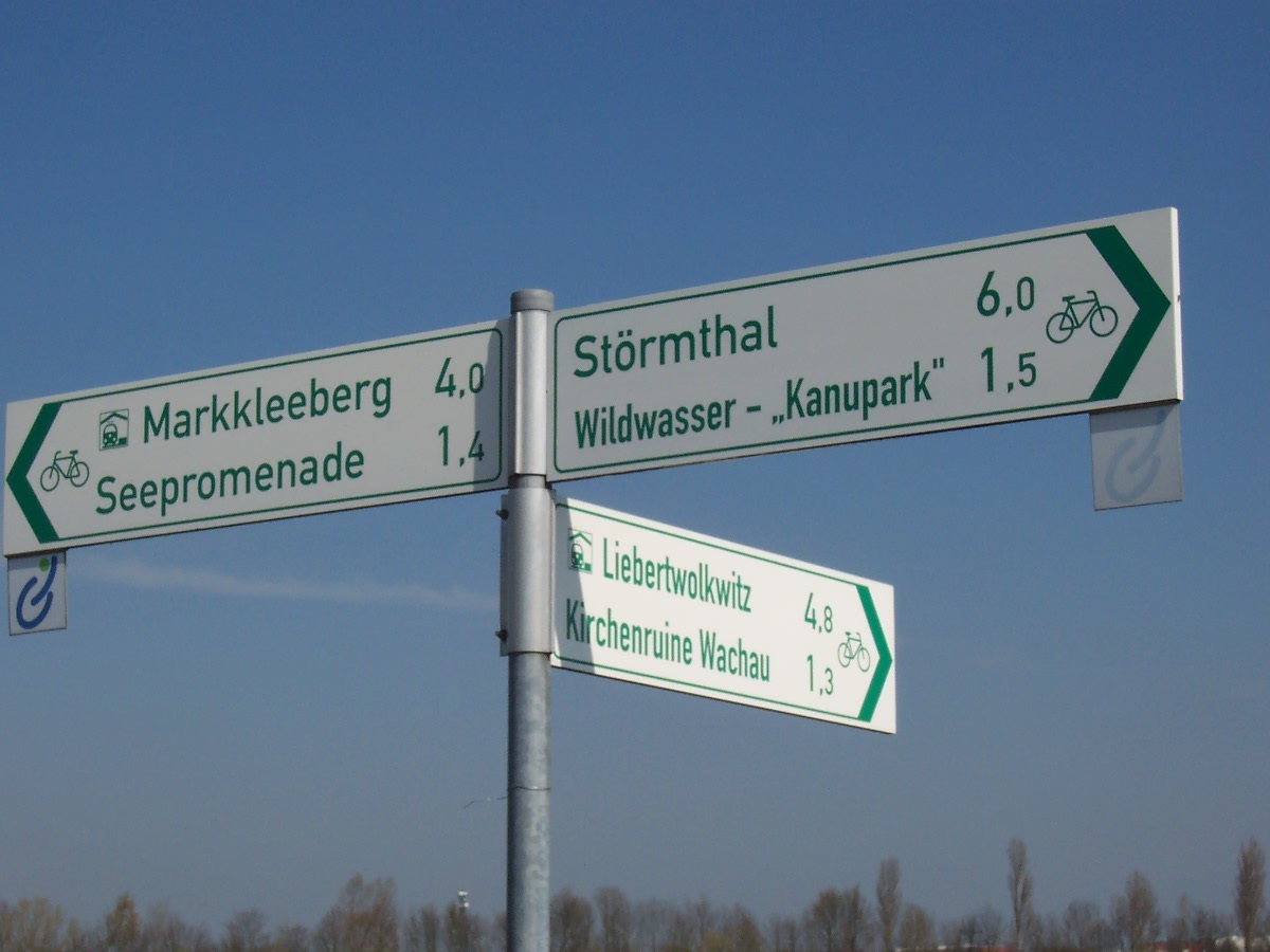 Markkleeberger See in welche Richtung sollst du wandern?