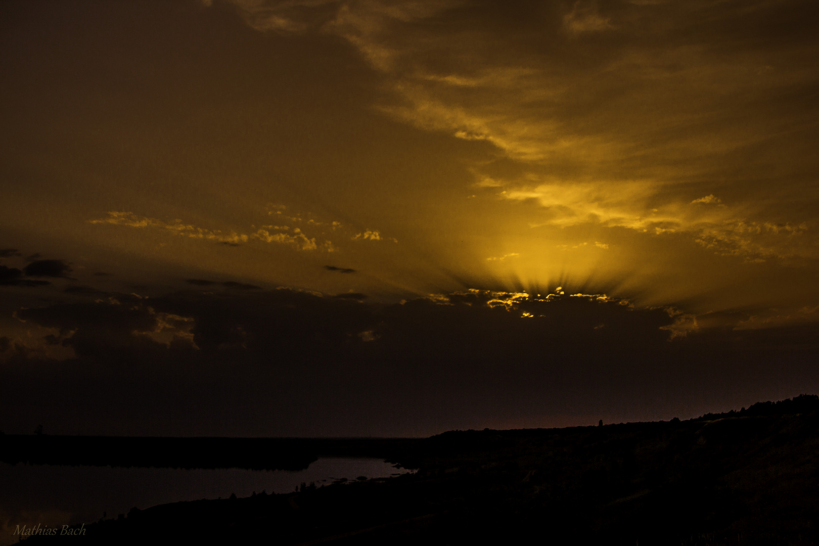 Markkleeberger See - Sonnenuntergang