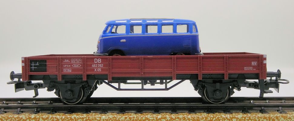 Marklin 00755-11 Wagon à bord bas type Xlm (DB)