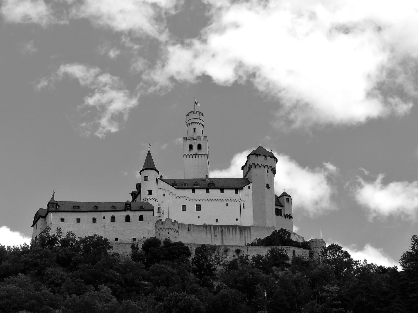 Marksburg im Juli