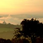 Marksburg im Nebel