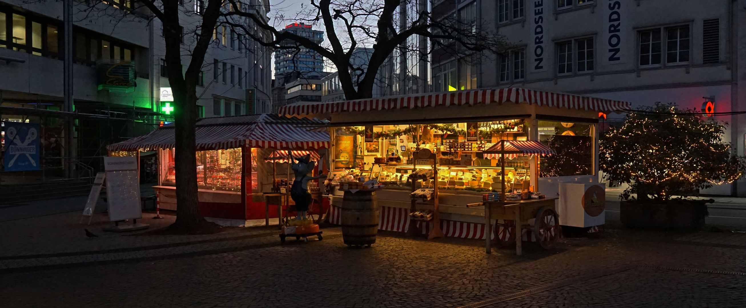 Markt am Abend