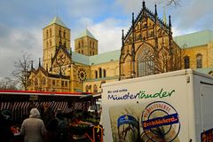 Markt am Dom zu Münster (Westfalen)