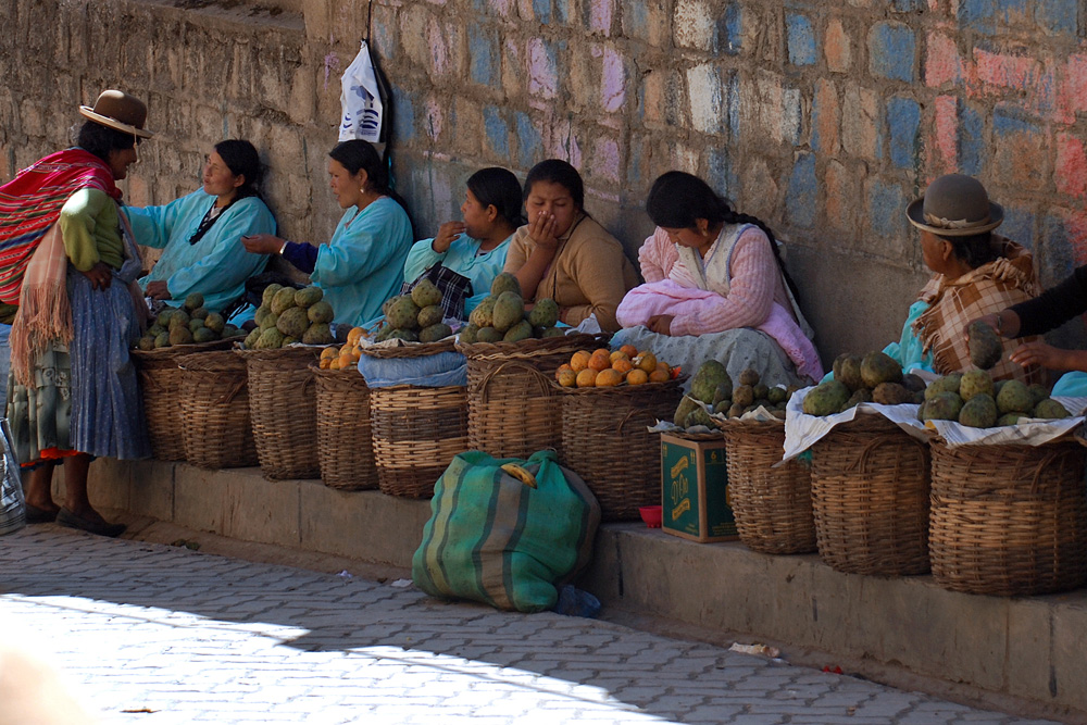 Markt am Titicaca See