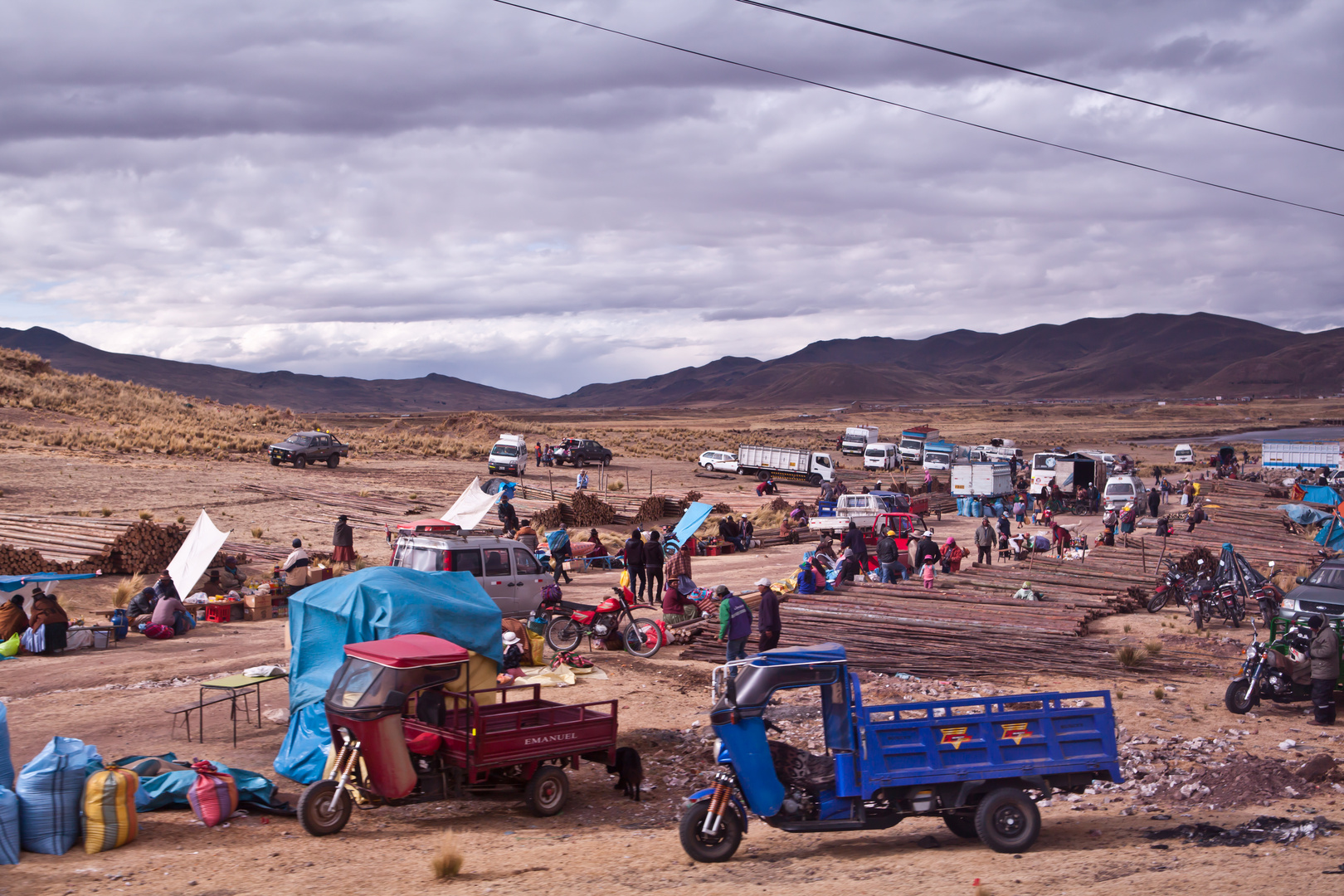 Markt auf dem Altiplano