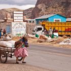 Markt auf dem Altiplano in Peru