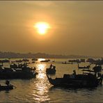 Markt auf dem Mekong