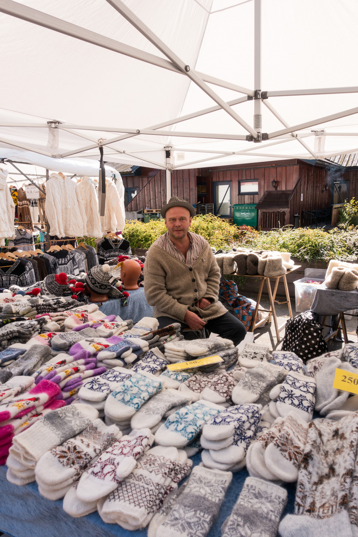 Markt auf Flam