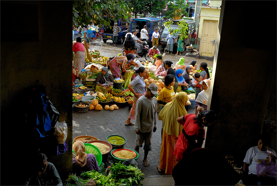 Markt bei Mataram