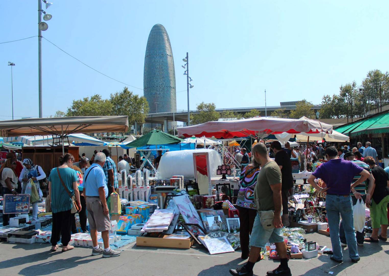 Markt der alten Wunder.Barcelona