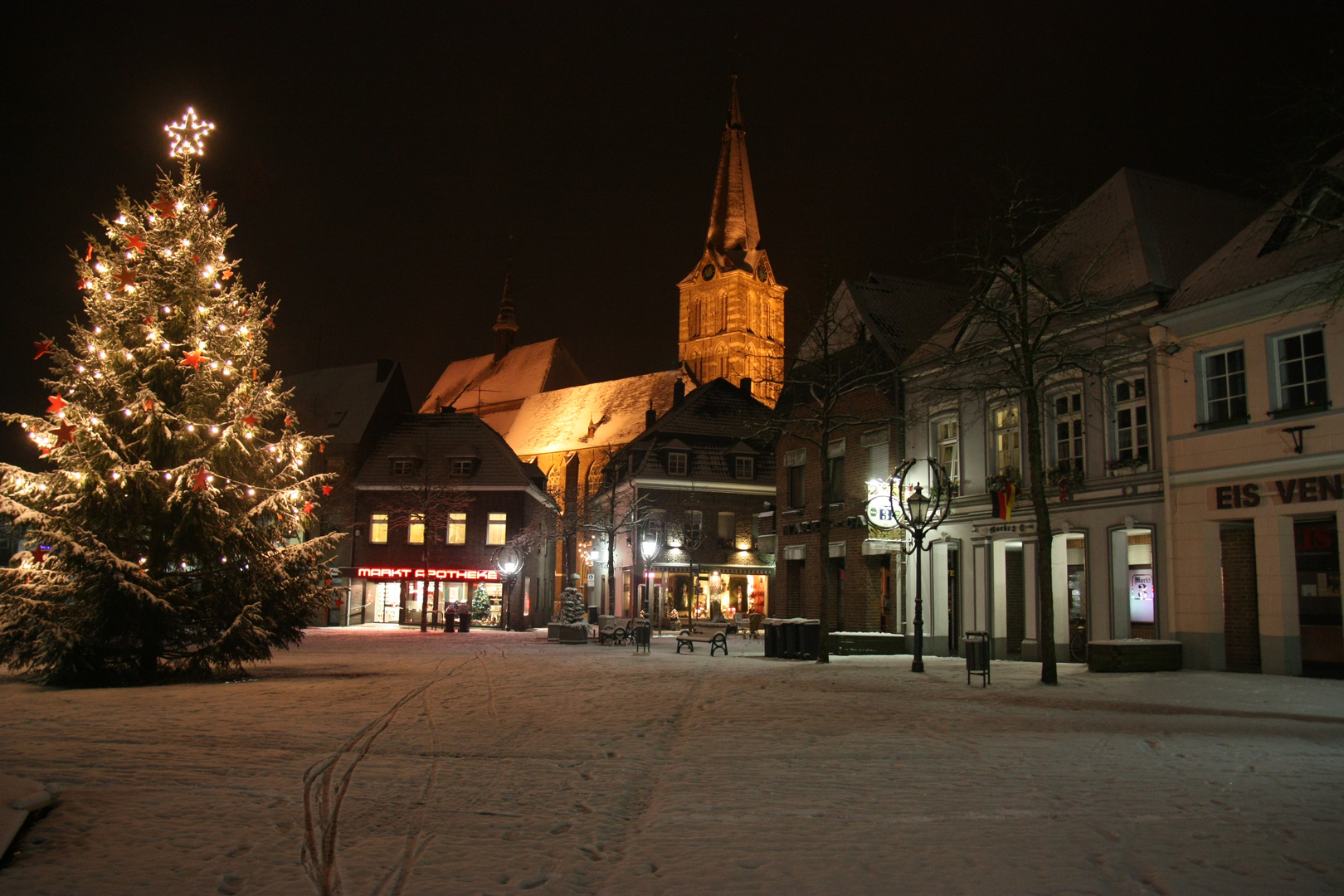 Markt im Winter