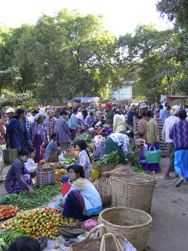 Markt in Bagan