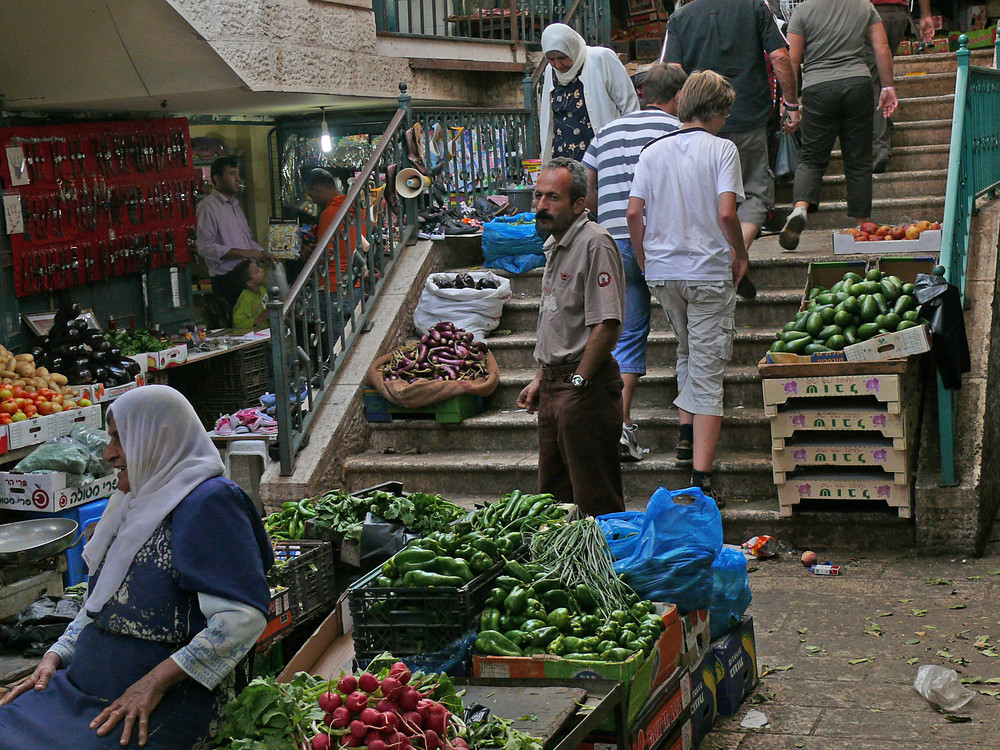 Markt in Bethlehem.