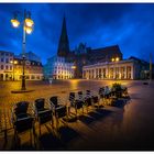 Markt in Blau