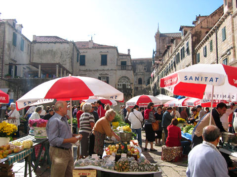 Markt in Dubrovnik