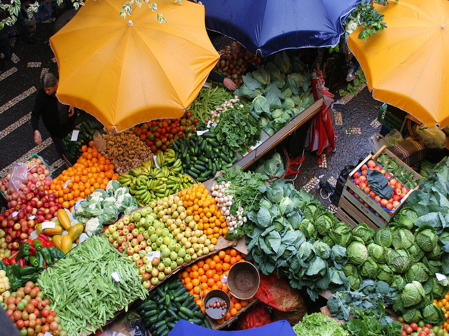 Markt in Funchal bunte Vielfalt