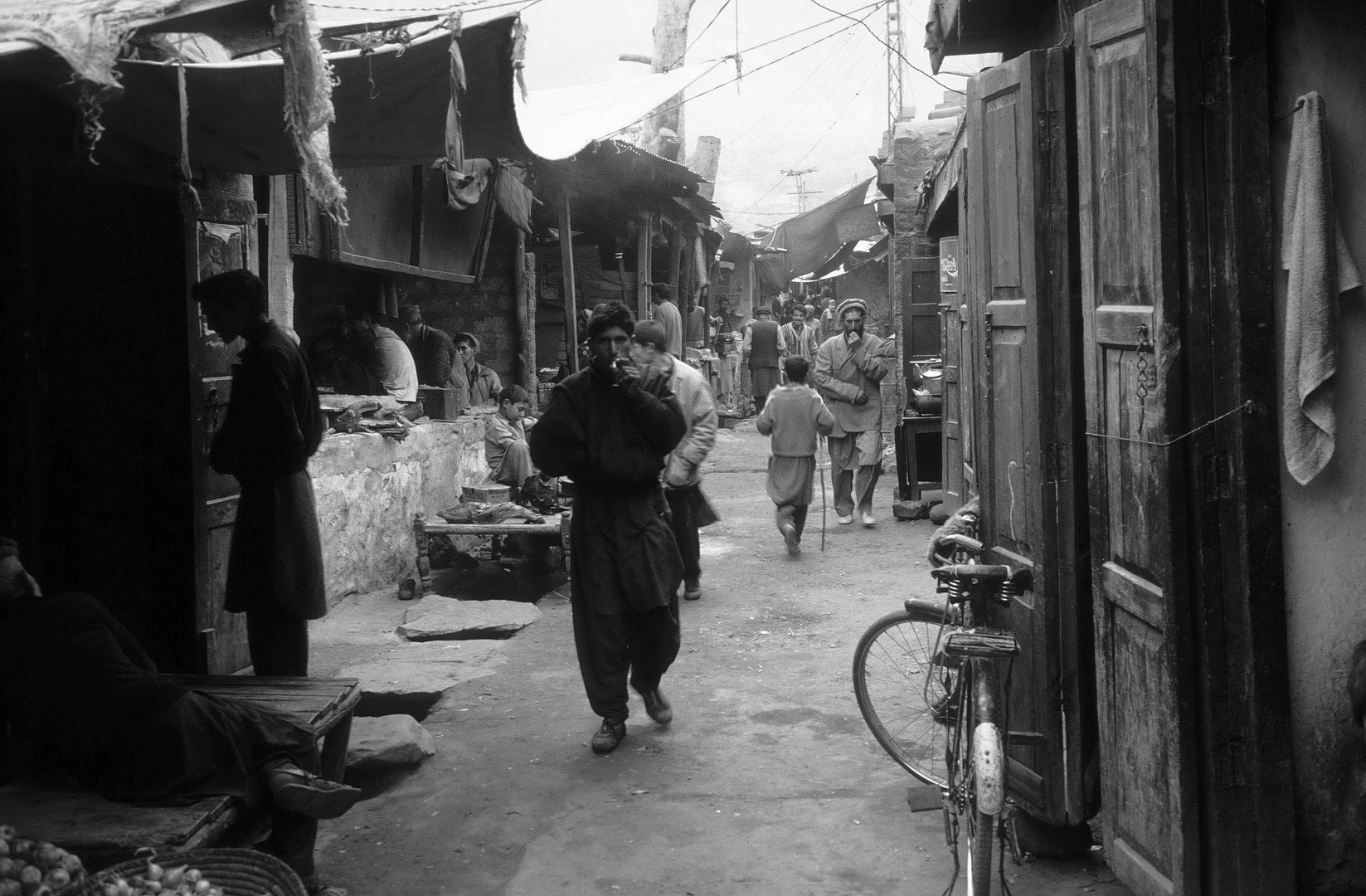 Markt in Gilgit - Monochrome