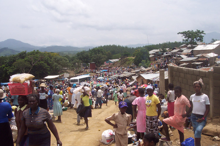 Markt in Haiti