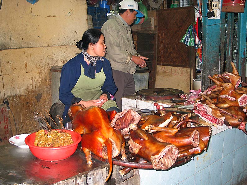 Markt in Hanoi