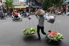 Markt in Hanoi (Vietnam)