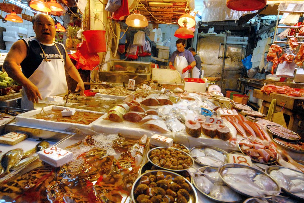 Markt in Hong Kong