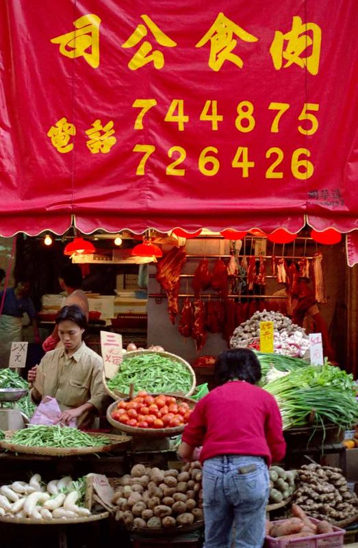 Markt in Hongkong