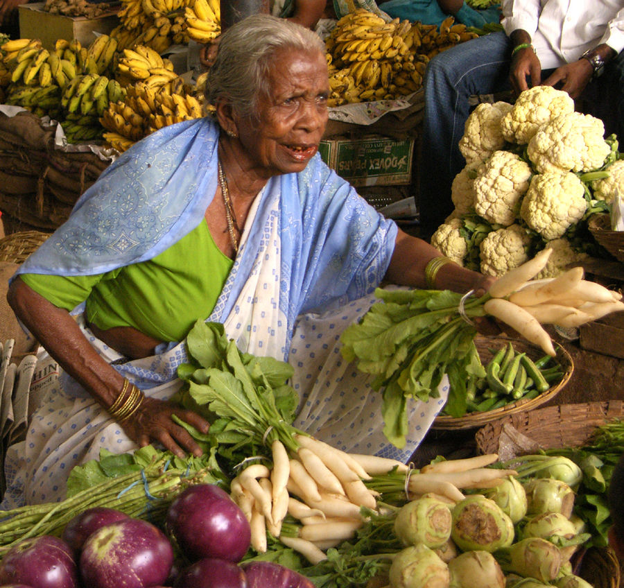 Markt in Indien