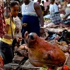 Markt in Jacmel, Haiti