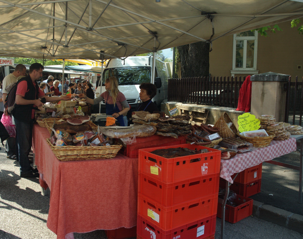 Markt in Meran an Ostern 2009