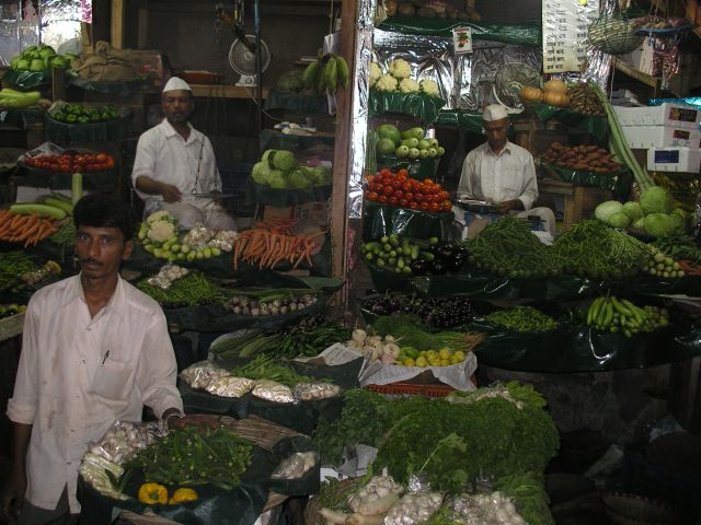 Markt in Mumbai, Indien