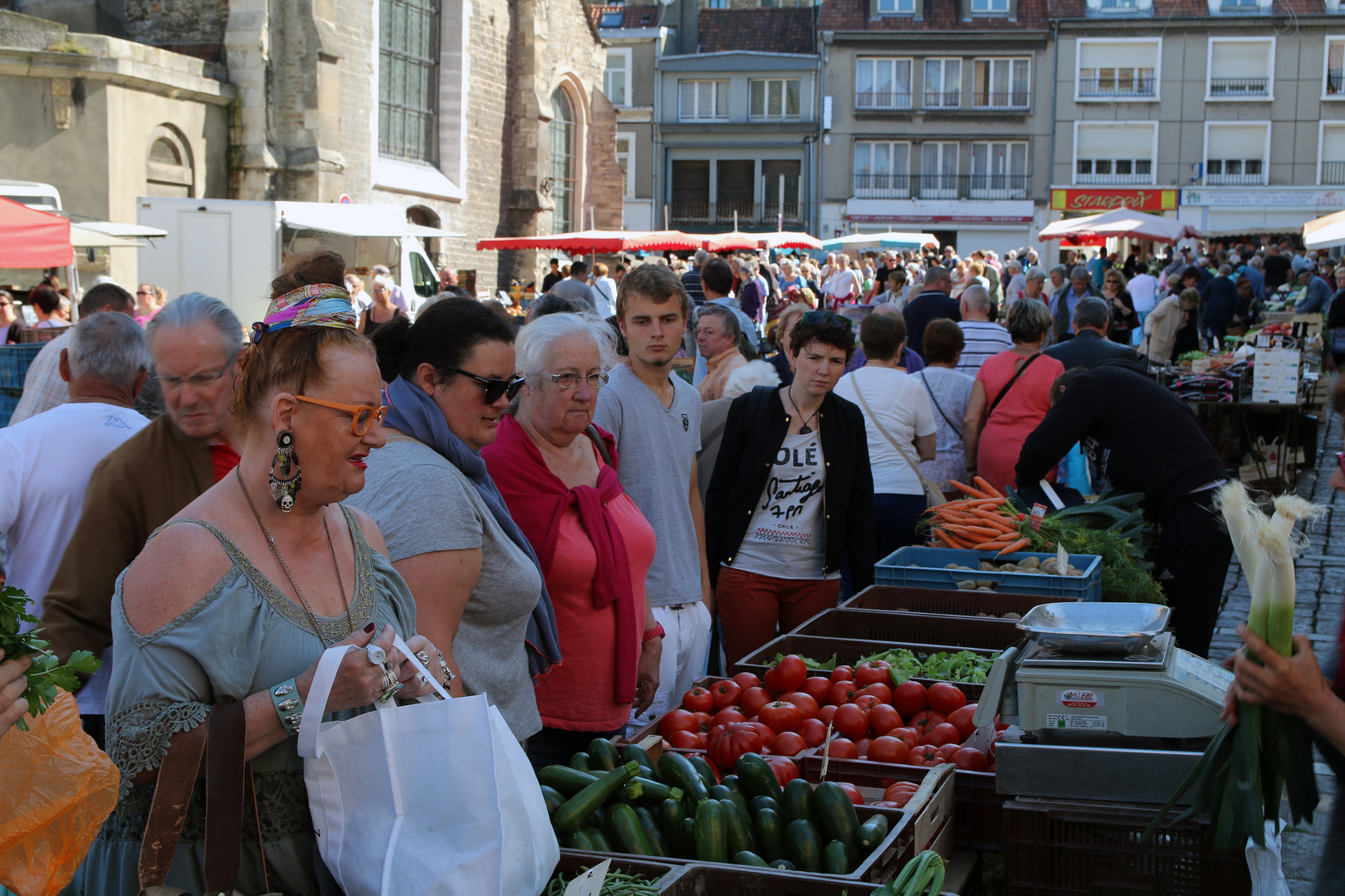 Markt in Nordfrankreich