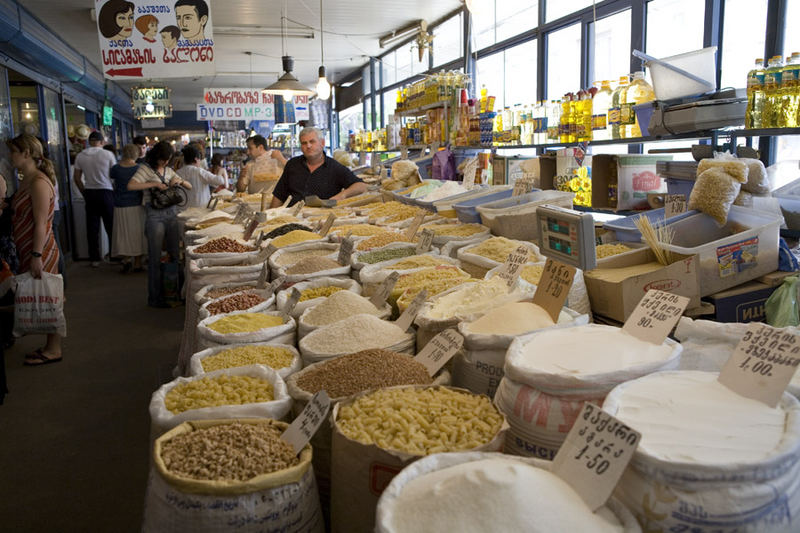 Markt in Tbilisi - Tiflis