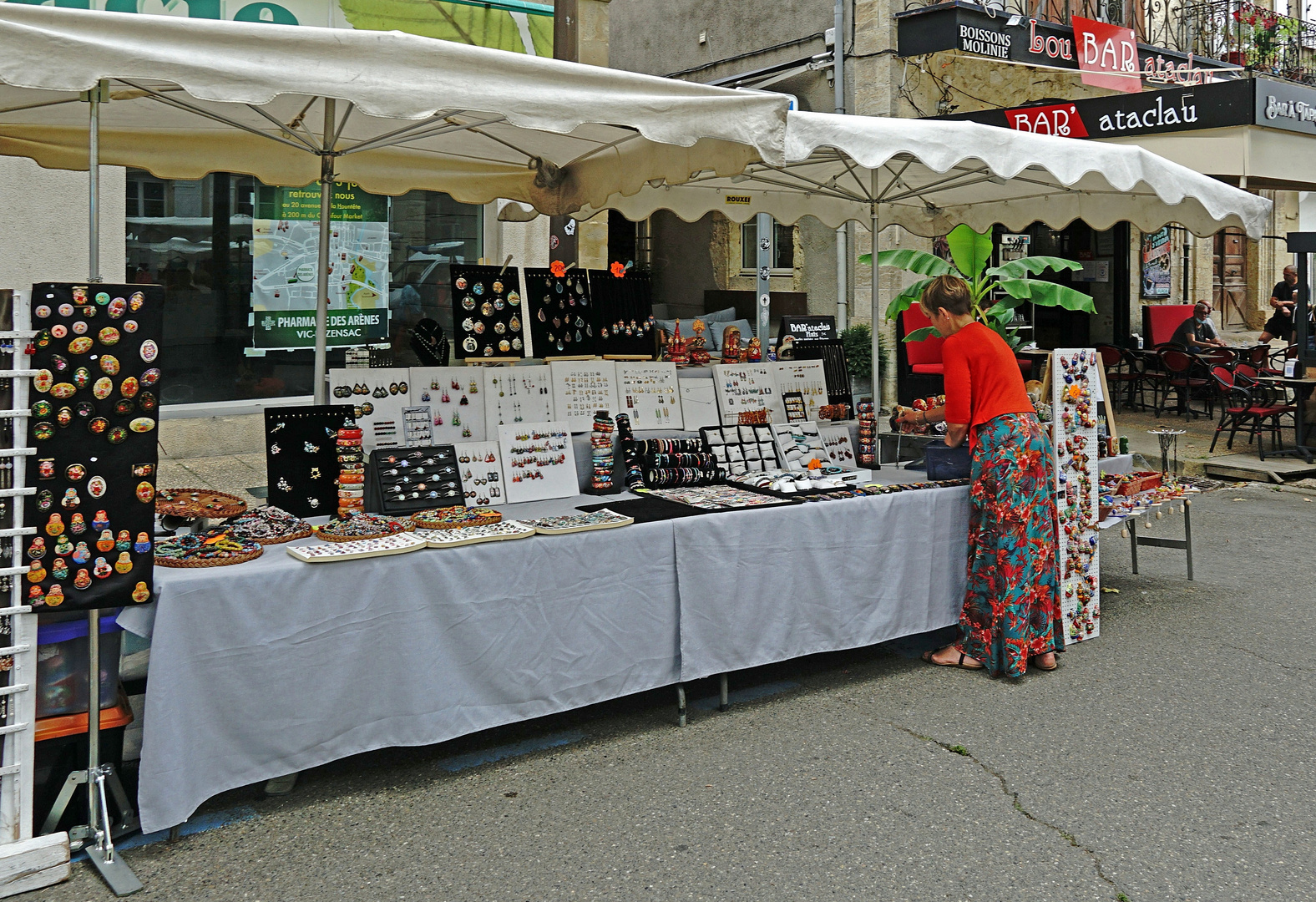 Markt in Vic Fezenzac