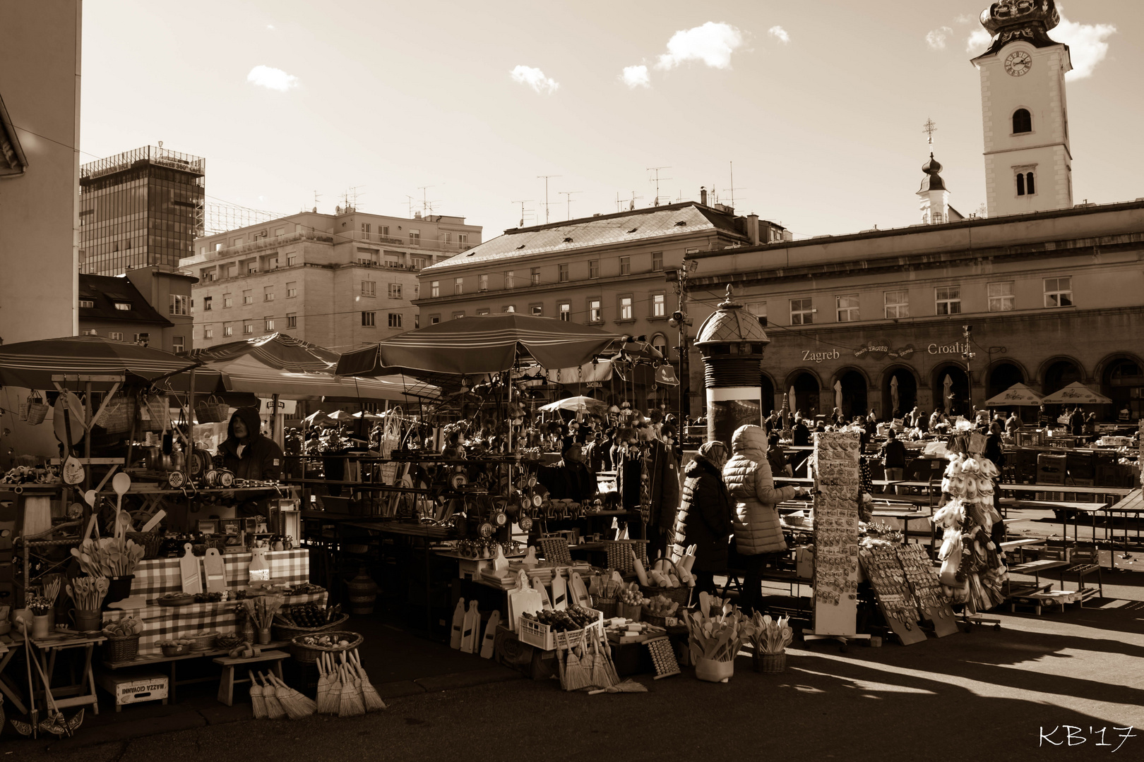 Markt in Zagreb