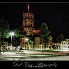 Markt Neustrelitz bei Nacht