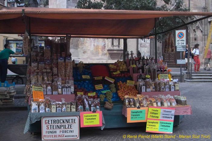 Markt-Stand in Meran