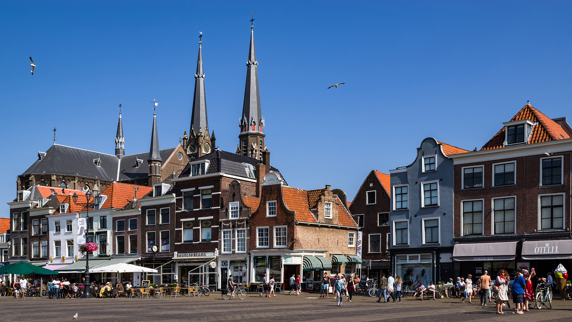 Markt und Maria van Jessekerk, Delft