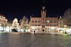 Markt und Rathaus von Bitterfeld 