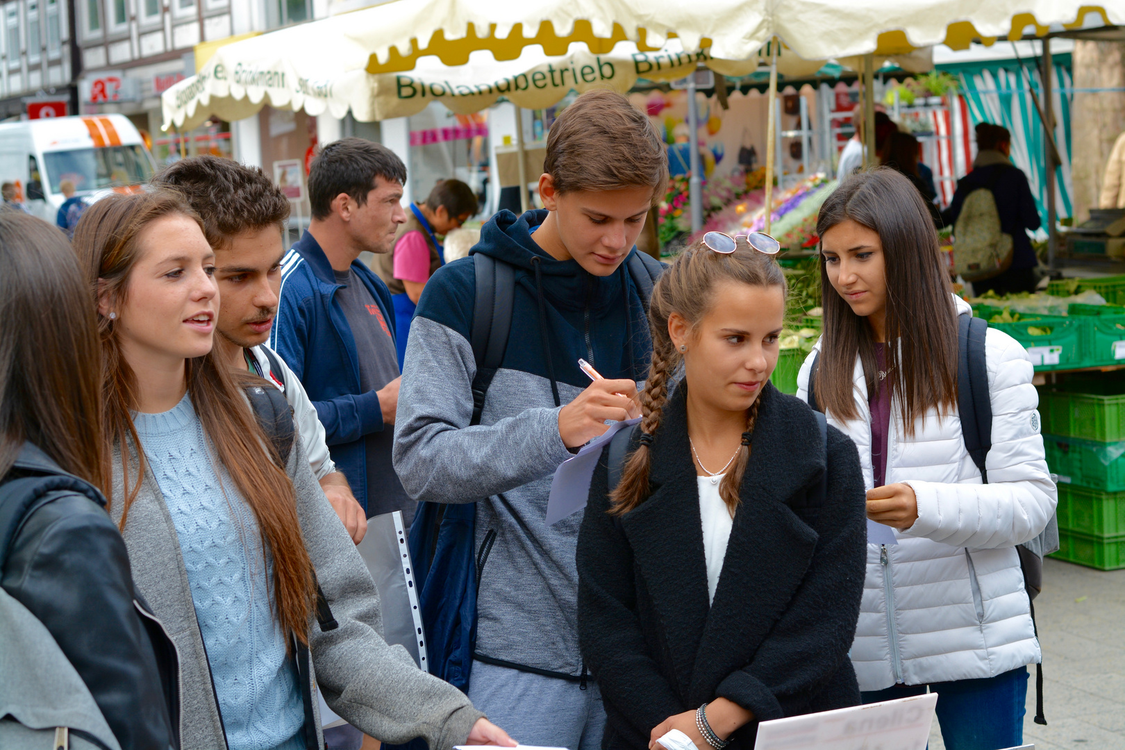 Markt und Sprache muss man lernen