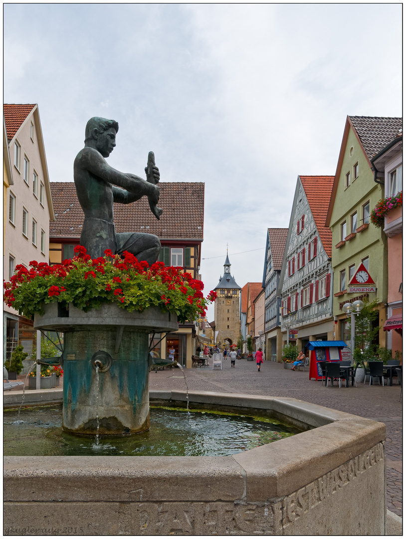 Marktbrunnen in Marbach